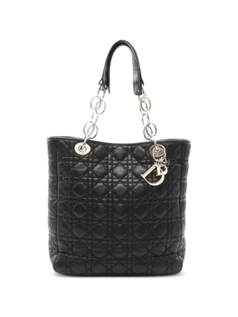 Christian Dior Pre-Owned 2000s Cannage tote bag Black 1094659