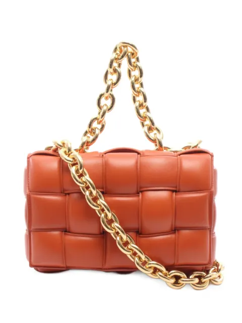 Bottega Veneta Pre-Owned 2010s Chain Cassette shoulder bag Orange 1089792