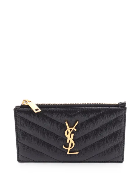 Saint Laurent Pre-Owned 2010s Fragment card case Black 1093570
