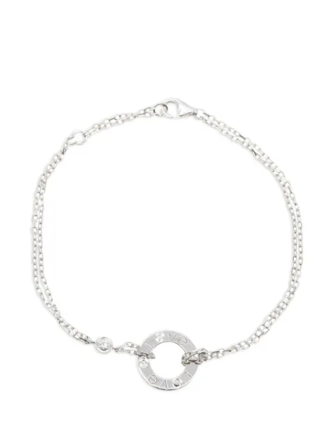 Cartier 2010s Love Circle diamond bracelet Silver 1091902DIP065