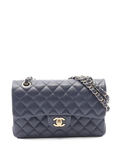 CHANEL Pre-Owned 2019 Matelassé Caviar shoulder bag Blue 109402429155264