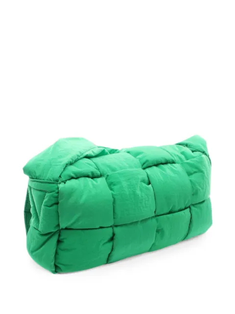 Bottega Veneta Pre-Owned 2010s Padded Tech Cassette shoulder bag Green 1093762