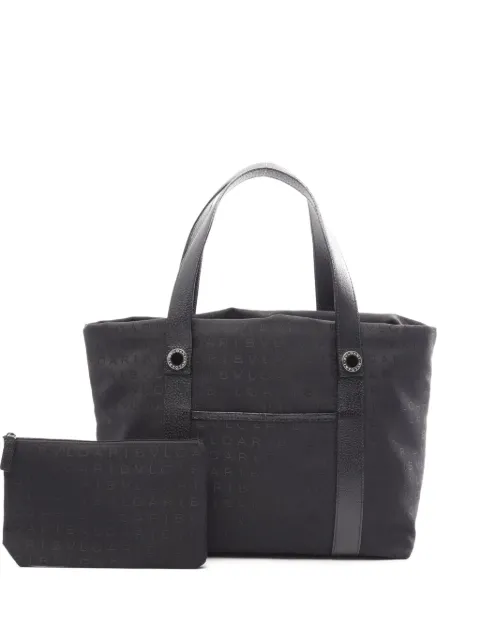 Bvlgari Pre-Owned 2010s Logomania tote bag Black 1092962