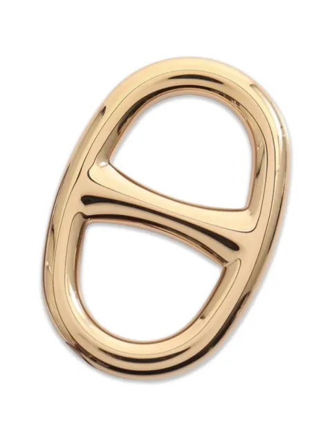 Hermès Pre-Owned 2010s Chaîne d'Ancre scarf ring Gold 1090524
