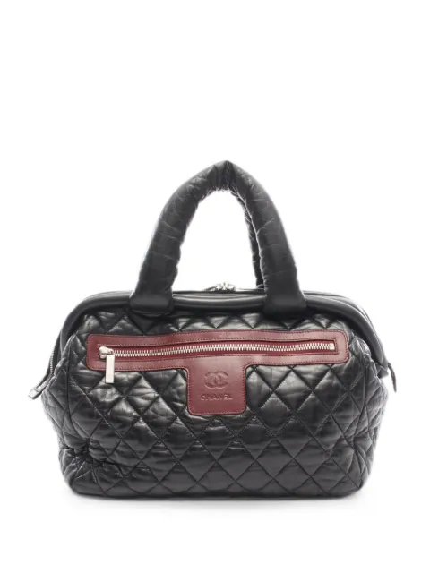 CHANEL Pre-Owned 2009-2010 Coco Cocoon quilted tote bag Black 109224413193233