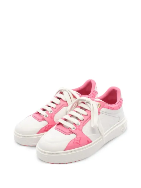 Louis Vuitton Pre-Owned 2022 Time Out Monogram sneakers White 1092751NV0292