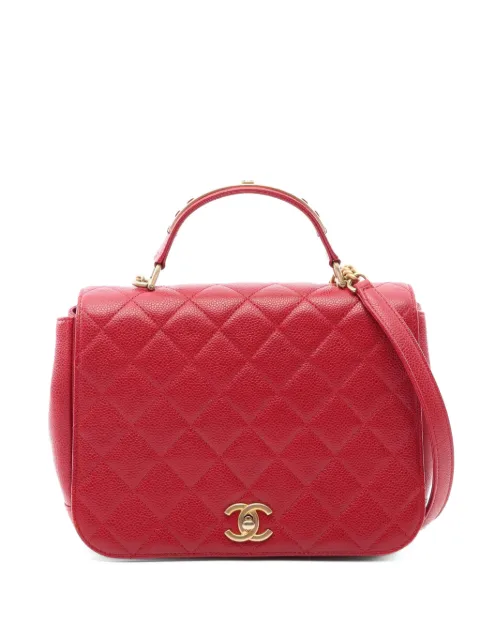 CHANEL Pre-Owned 2017-2018 Matelassé shoulder bag Red 109461224340371