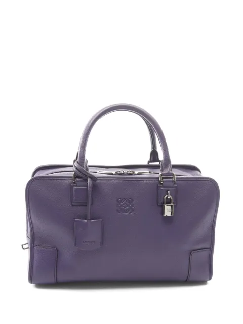 Loewe Pre-Owned 2010s Amazona leather tote bag Purple 1093484