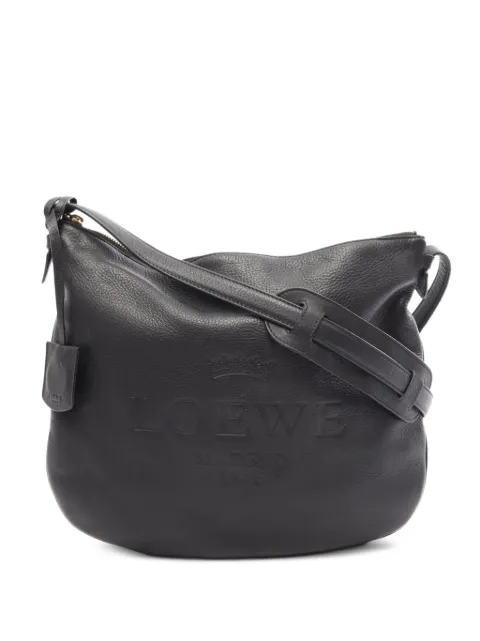 Loewe Pre-Owned 2000s Heritage shoulder bag Black 1092070