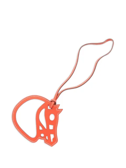 Hermès Pre-Owned 2010s Paddock Cheval bag charm Orange 1093515