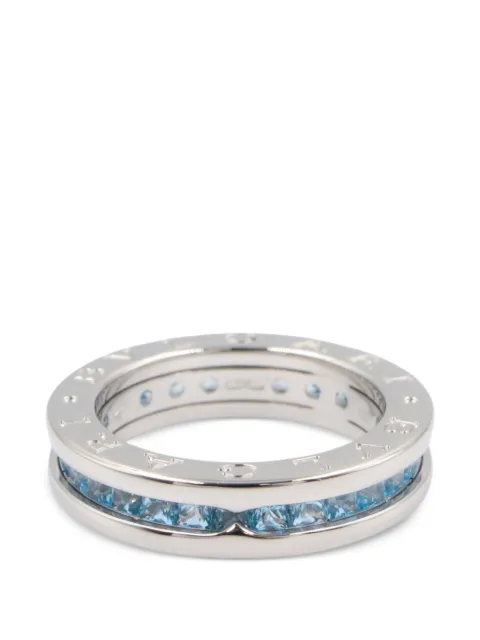 Bvlgari Pre-Owned 2010s B.zero1 blue topaz ring Silver 1093883