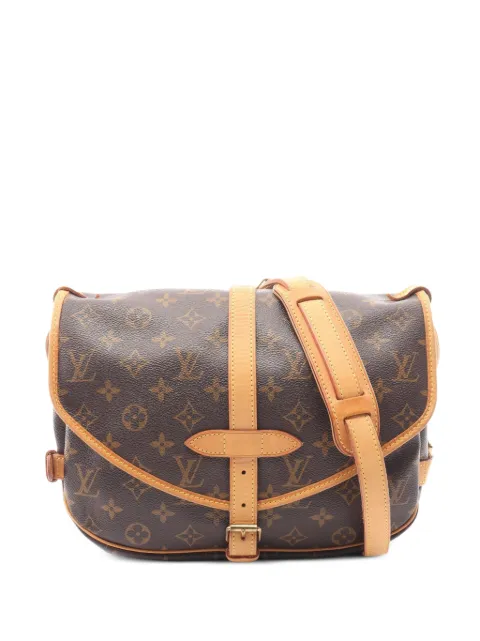 Louis Vuitton Pre-Owned 2008 30 Saumur monogram shoulder bag Brown 1094360MB4048