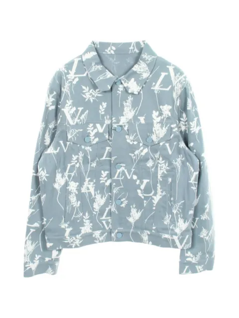 Louis Vuitton Pre-Owned 2020s Leaf Tracker DNA jacket Blue 1092608