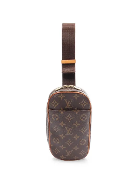 Louis Vuitton Pre-Owned 2003 Monogram Pochette Ganju belt bag Brown 1093176CA0033