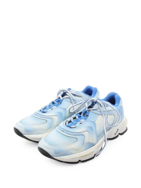 Christian Dior Pre-Owned 2010s leather sneakers Blue 1092739