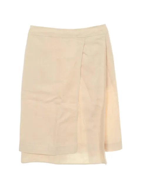 Jil Sander Pre-Owned 2010s wrap-design skirt Neutrals 1088089