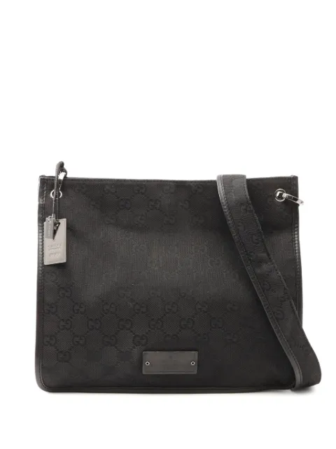 Gucci Pre-Owned 2000s GG canvas shoulder bag Black 1094663