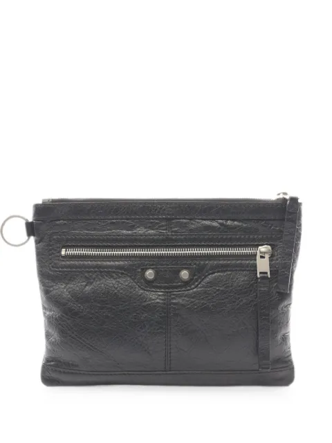 Balenciaga Pre-Owned 2010s M Classic Clip clutch bag Black 1092957