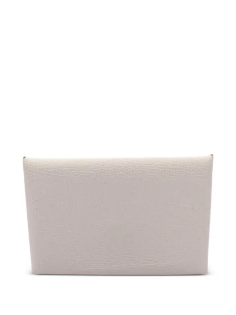 Hermès Pre-Owned Calvi Kure coin purse Neutrals 1093562W