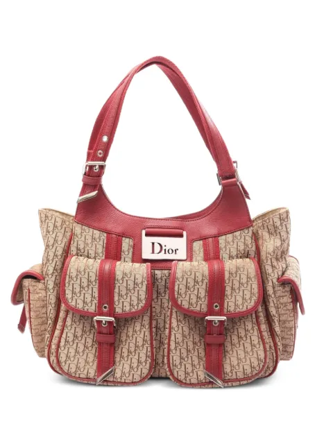 Christian Dior Pre-Owned 2010s Trotter Street Chic tote bag Neutrals 1093811
