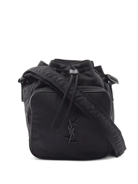 Saint Laurent Pre-Owned 2000s small Nikki bucket bag Black 1068496