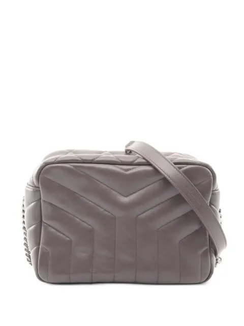 Saint Laurent Pre-Owned 2010s Lulu quilted shoulder bag Grey 1093549