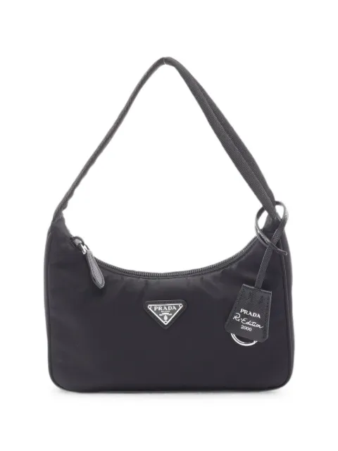 Prada Pre-Owned mini 2010s Re-Edition 2000 tote bag Black 1093800
