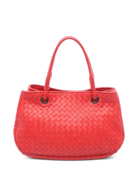 Bottega Veneta Pre-Owned 2000s Intrecciato tote bag Red 1094731