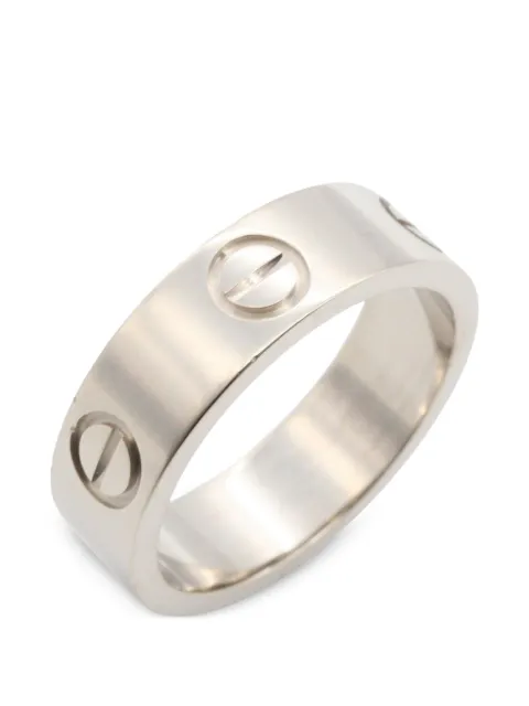 Cartier 2010s Love ring Silver 1091897I42730