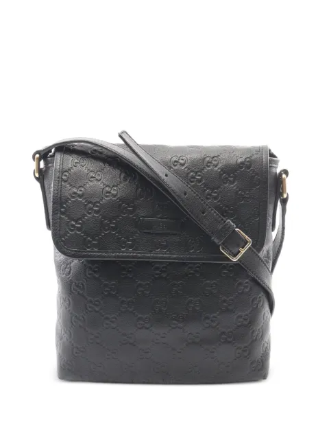 Gucci Pre-Owned 2000s Guccissima leather shoulder bag Black 1093127
