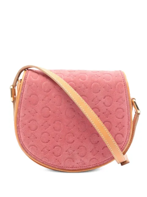 Celine Pre-Owned 2000s C Macadam shoulder bag Pink 1093777
