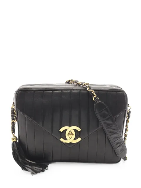 CHANEL Pre-Owned 1994-1996 Mademoiselle shoulder bag Black 10920953149013