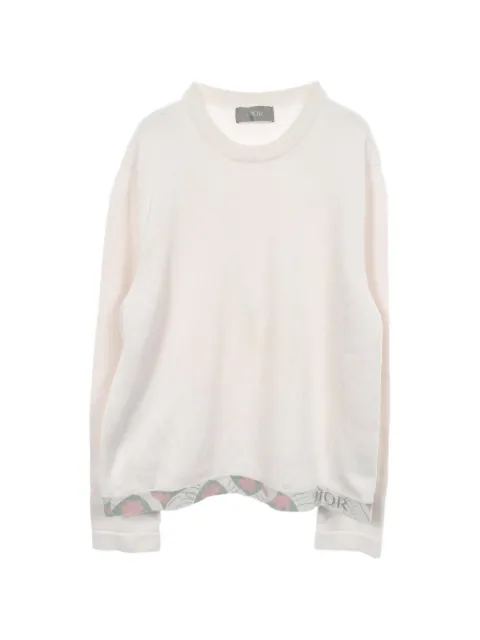 Christian Dior Pre-Owned 2010s x Duncan Grant long-sleeve sweater White 1092625