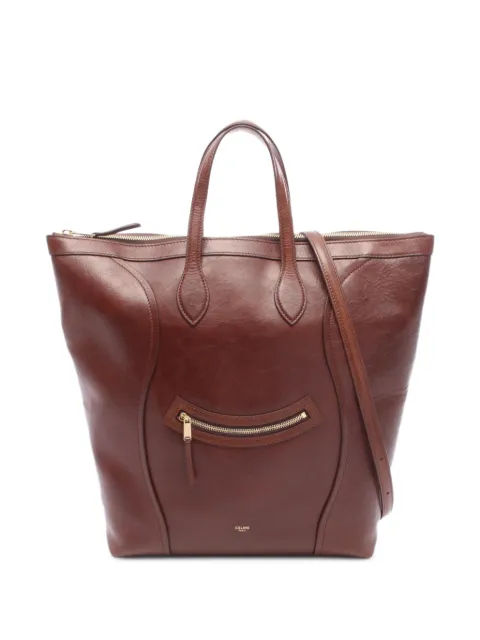 Celine Pre-Owned Luggage leather tote bag Brown 1093825