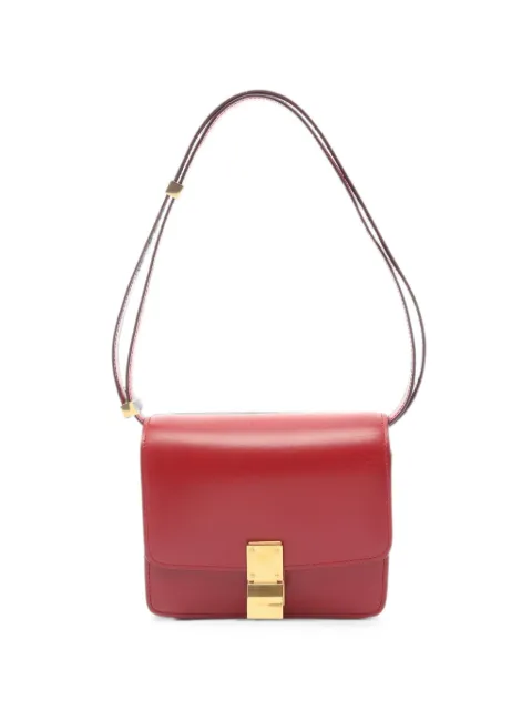 Celine Pre-Owned 2010s small Classic Box shoulder bag Red 1092999