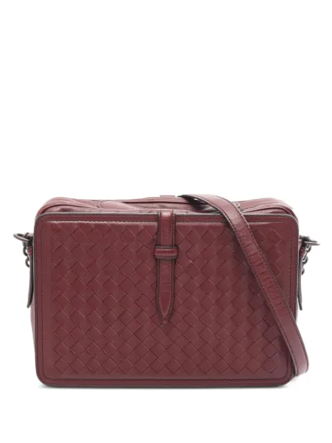 Bottega Veneta Pre-Owned 2000s Intrecciato shoulder bag Red 1092061