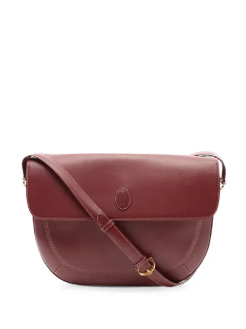 Cartier 2010s logo-detail shoulder bag Red 1094650
