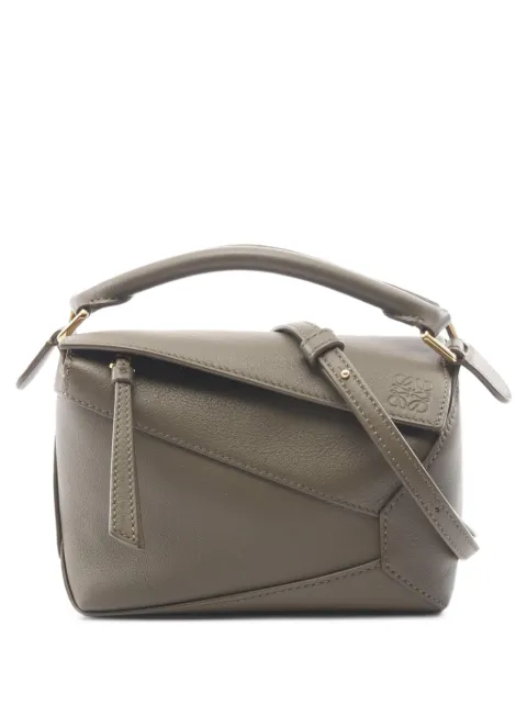Loewe Pre-Owned 2010s mini Puzzle Edge handbag Grey 1089133