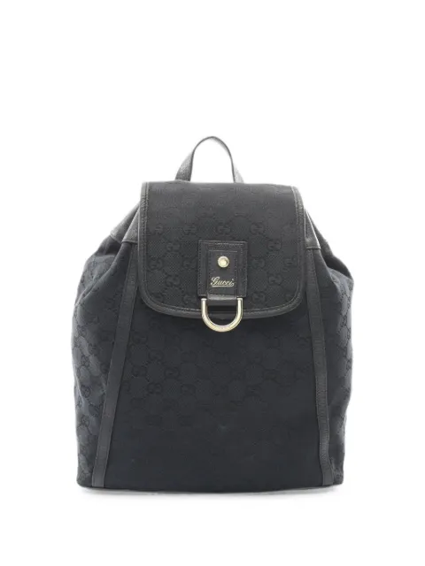 Gucci Pre-Owned 2000s GG top-handle backpack Black 1093254