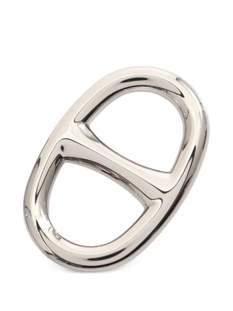 Hermès Pre-Owned 2010s Chaine d'Ancre scarf ring Silver 1090525