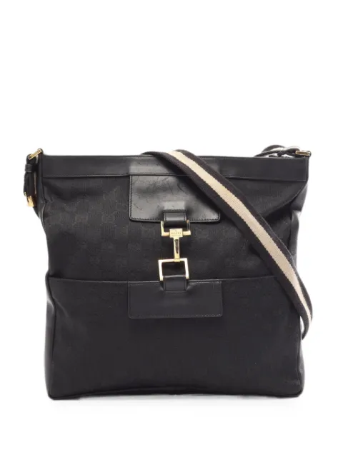 Gucci Pre-Owned 2000s GG canvas shoulder bag Black 1092959