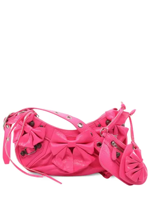 Balenciaga Pre-Owned 2010s xs Le Cagole ribbon shoulder bag Pink 1093030
