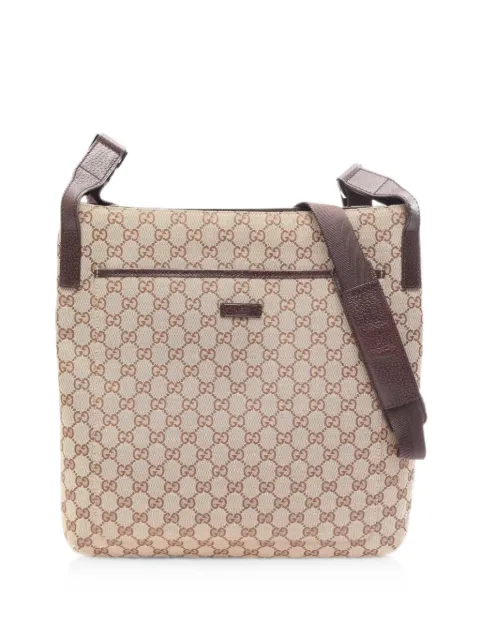 Gucci Pre-Owned 2000s GG canvas shoulder bag Neutrals 1093137