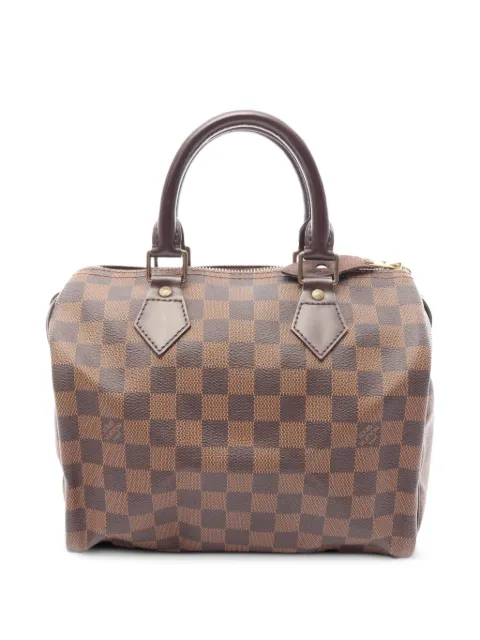 Louis Vuitton Pre-Owned 2008 25 Damier Ebene Speedy tote bag Brown 1094116SP4008