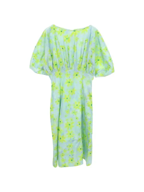 Marni Pre-Owned 2010s floral-print dress Green 1088924