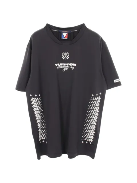 Louis Vuitton Pre-Owned 2010s America's Cup logo-print T-shirt Black 1091874