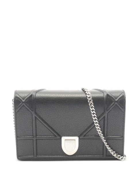 Christian Dior Pre-Owned 2010s Diorama chain cross body bag Black 1093487