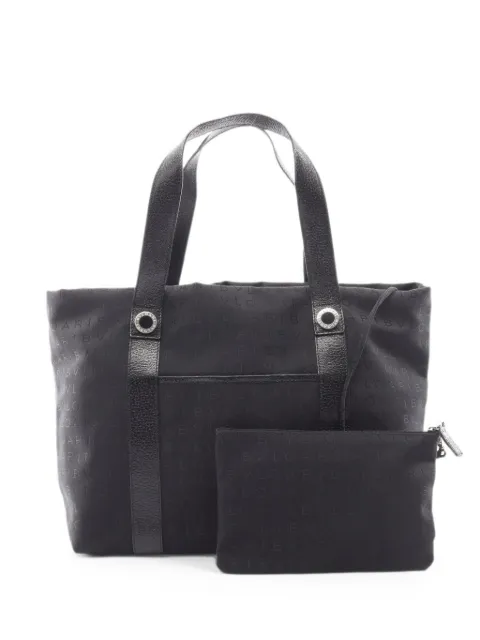 Bvlgari Pre-Owned 2000s Logomania tote bag Black 1093039