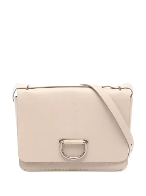 Burberry Pre-Owned 2000s D-ring leather shoulder bag Neutrals 1094430