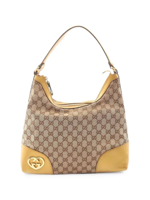 Gucci Pre-Owned 2000s Lovely GG shoulder bag Brown 1093792
